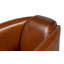 Chaise avec accoudoirs en cuir 28 po Mandy-97839312