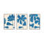 Ceramic Blue 1-3. Set of 3 by Andrea Stokes - Framed Wall Art-1717954951-1717954945