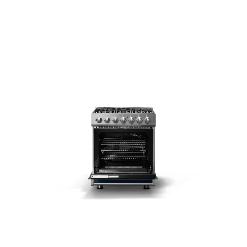 3 Series 30" Self-Cleaning Gas Range, Slate Blue, Gas, Natural Gas
