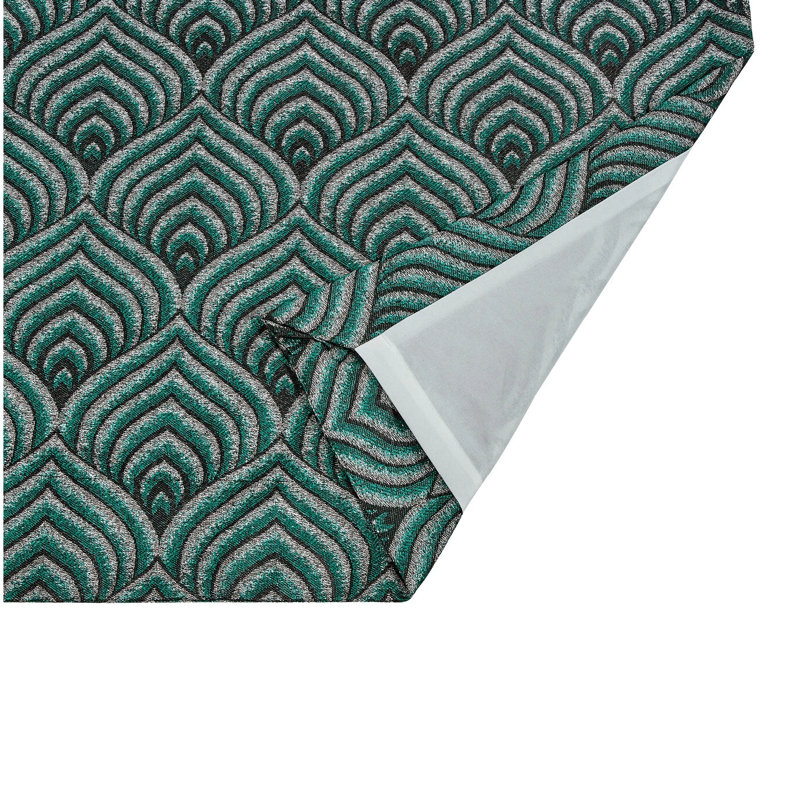 Cotton Blend Blackout Curtain, 228.6 W x 274.32 D cm, Green