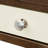 Adore Decor Sutton Midcentury Modern Computer Desk, 47" Home Laptop PC Workstation, Retro Simple Study Table for Office, Walnut Brown