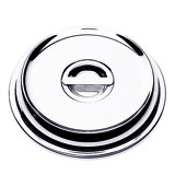 Menu & Banquet Stackable Cover for Round Plate 11.81" - 6 Pieces - Stainless Steel