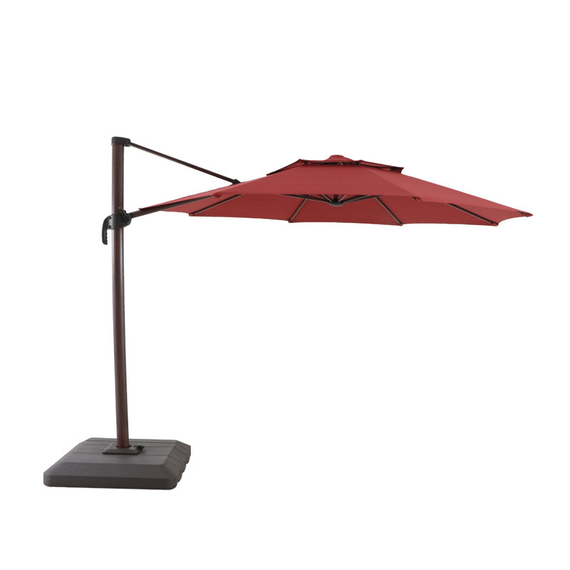 Parasol en porte-à-faux 11 pi Hammd, Rouge