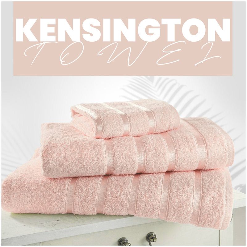 Kensington 100% Cotton Ultra Light Bath Sheet, Pink