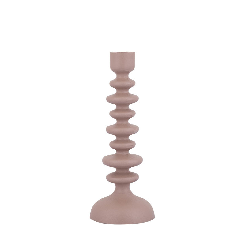 Aluminium Candelabra, Black, 31cm H x 12cm W x 12cm D