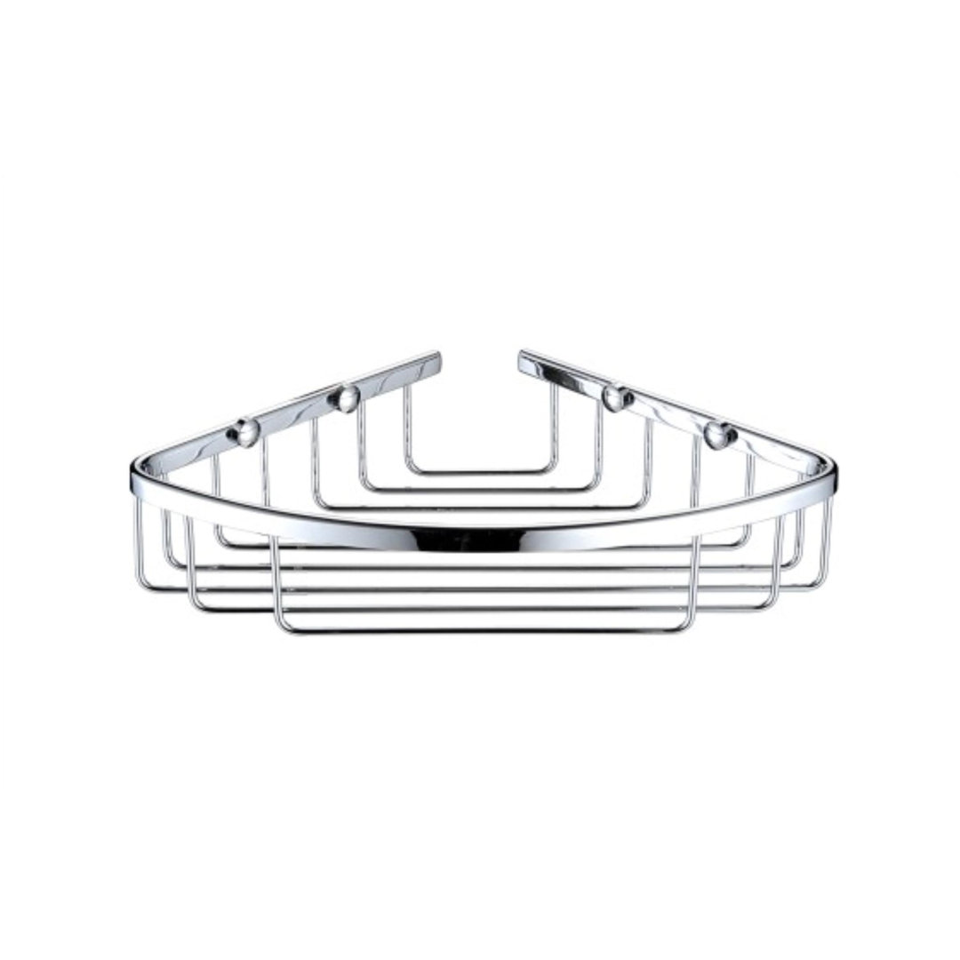 Closed Front Corner Fixed Wire Shower Caddy