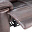 Canapé inclinable 79,5 po en similicuir avec accoudoirs coussinés, canapés et canapés