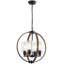 Lustre de style campagnard à 4 lumières à intensité variable-2120175185