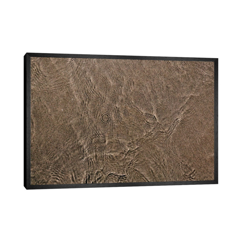 Coronado Gold Sand II 1 Piece Wall Art on Canvas, 66.04cm H x 101.6cm W x 3.81cm D, Black Framed