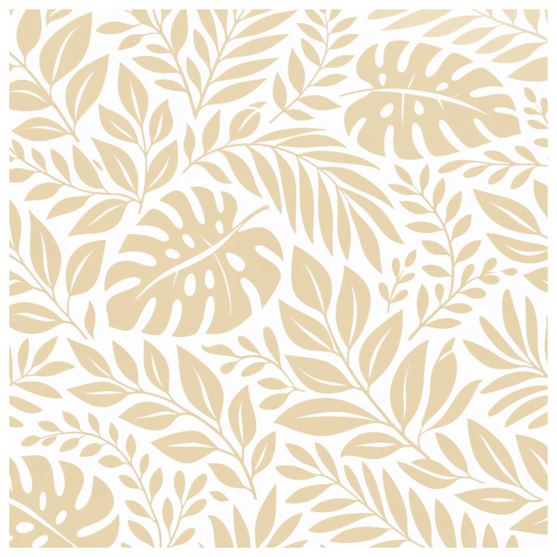 Tropical Leaf Pattern Comforter, Twin