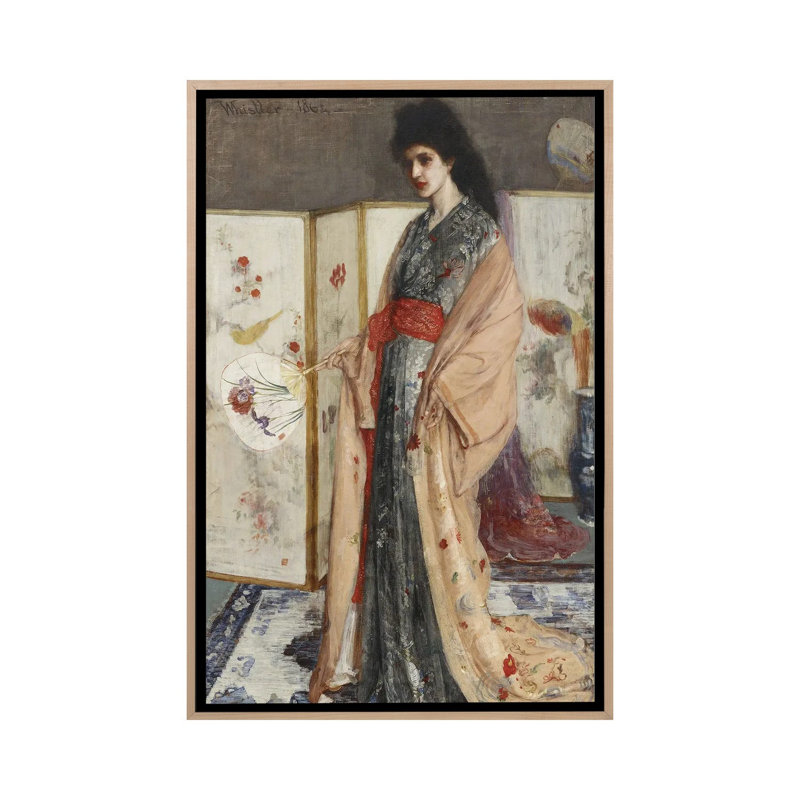 Print, 152.4 cm H x 101.6 cm W x 4.445 cm D, Natural Wood