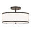 Plafonnier semi-encastré en tissu Enda-88400137-88400140-88400141
