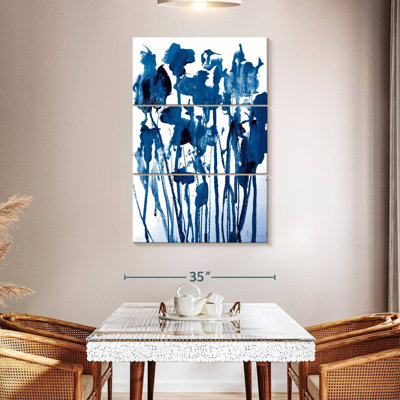 Avery Navy Flowers