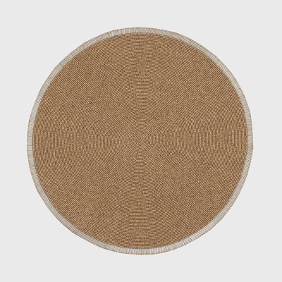 100% Cotton Round Beaded Placemat
