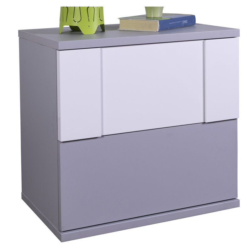 Columbia 60cm W Manufactured Wood Bedside Table