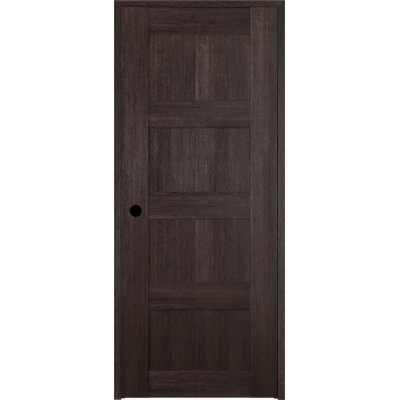 Porte battante simple à panneau en bois manufacturé Avon 07 3R