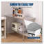 Table de préparation en acier inoxydable 30 po x 60 po avec roulettes réglables sous la tablette, table en acier inoxydable pour cuisine commerciale, extérieur, restaurant, hôtel et garage-1428190572