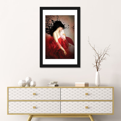 « carmen » par catrin welz-stein, reproduction d’impression sur toile tendue