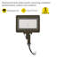 Projecteur d'extérieur à DEL 15W 2250 Lumens-98798841