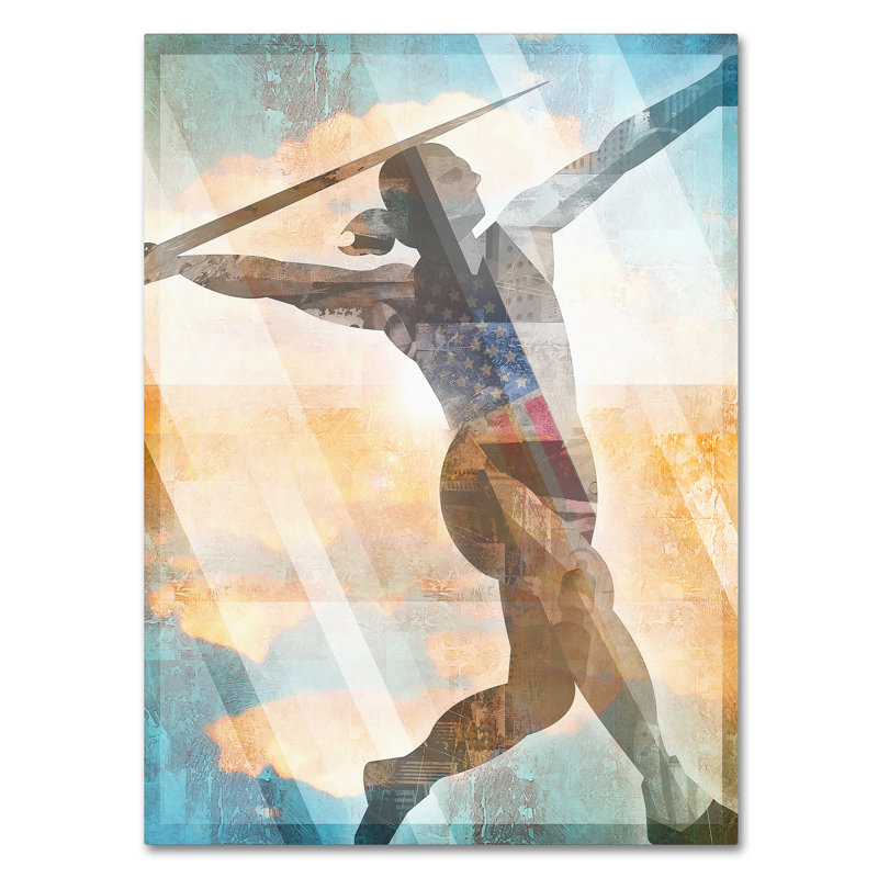 « javelin america », reproduction d’impression sur toile tendue, H 19 po x l 14 po