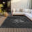 Cheire Washable Abstract Indoor / Outdoor Rug-1490220600