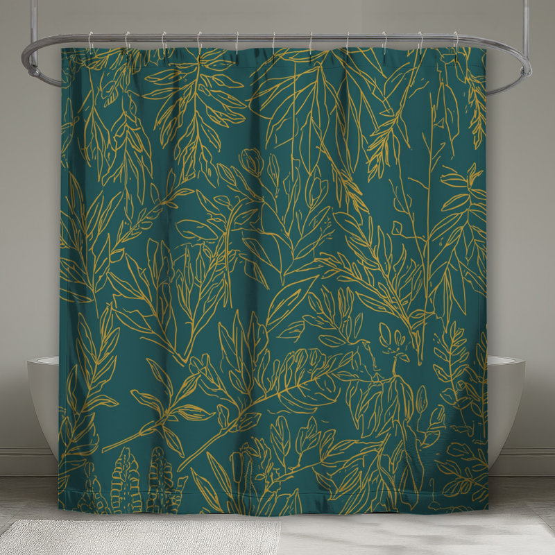 Rideaux de douche Teal, L 70 po x H 84 po