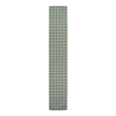Canvar Rectangle Plaid Polyester Table Runner