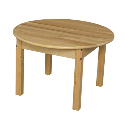 Solid Wood Adjustable Activity Table