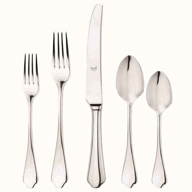 Ensemble de couverts 5 pièces Dolce Vita, Argent