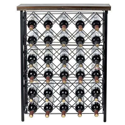 Nysa Freestanding 42-Bottle 750ml White Wine Rack
