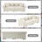 89" Velvet Upholstered Chesterfield Sofa King-Size Pull-Out Sofa Bed, Convertible Sleeper Couch with 4 Pillows, Beige ﻿ ﻿-1286445397