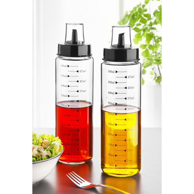Oklo 500ml Glass Oil & Vinegar Cruet Set