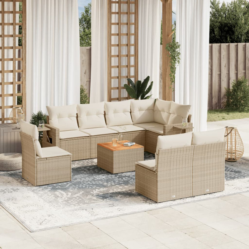 Ensemble de canapé de jardin Vidaxl