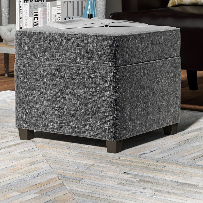 Sand & Stable™ Asha 17.5" Square Storage Ottoman