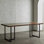 Multifunctional solid wood dining table