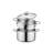 Prime Cook 3'' High Wall Stainless Steel Steamer Basket-64130696