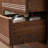 Multi-functional storage solid wood accent chest