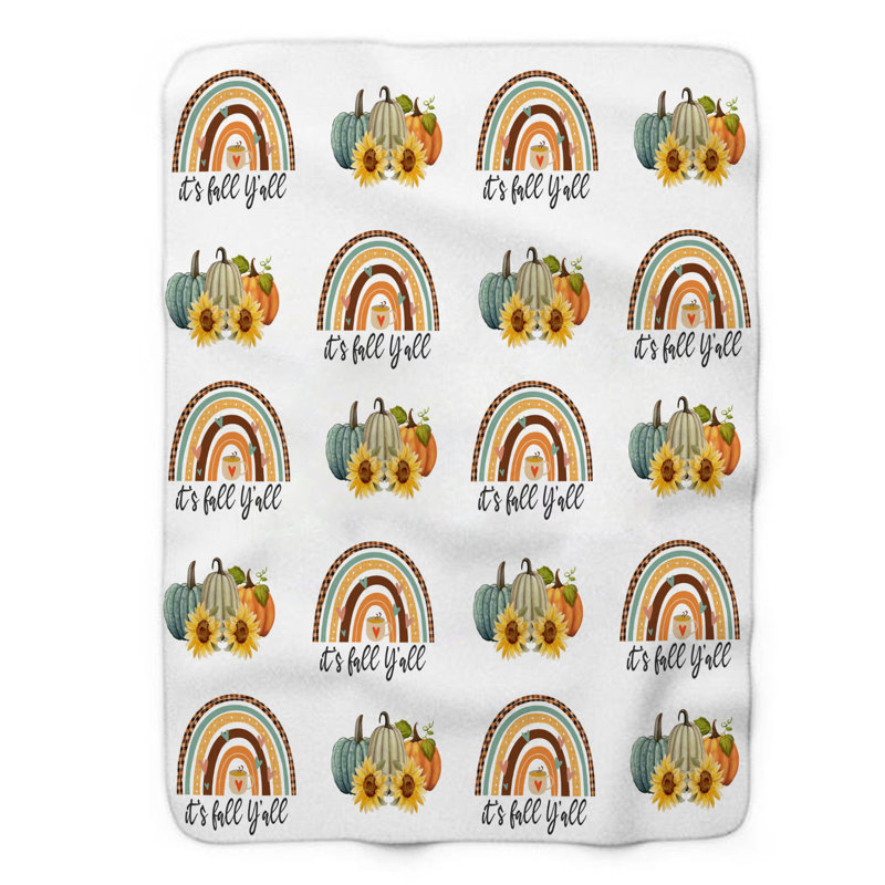 Seasonal Patterns - 1 pièce Sherpa Premium, L 80 po x l 60 po