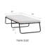 Lit pliant en acier 16 po-73602263