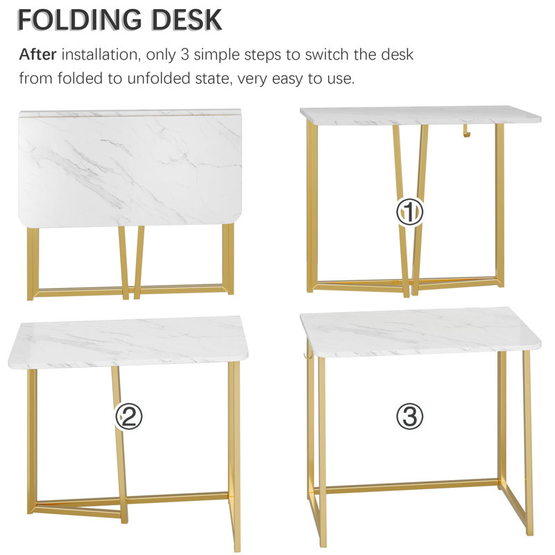 31.5” Small Folding Table