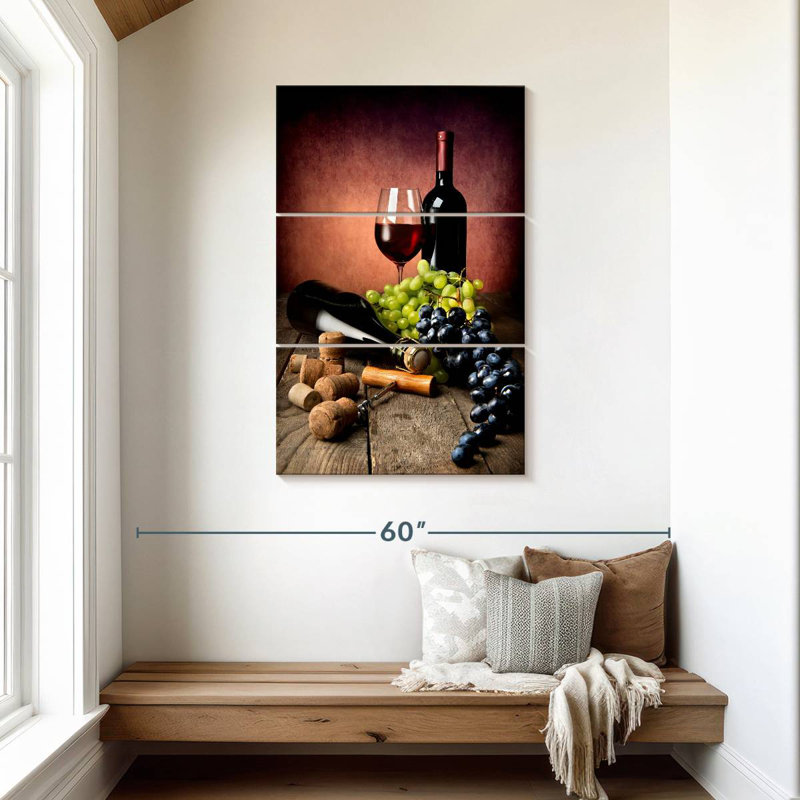 Yarlin Exquisite Red Wine, 45" H x 28" W