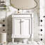 24" Modern Bathroom Vanity with 2-Tier Cabinet and Ceramic Sink-1324969446