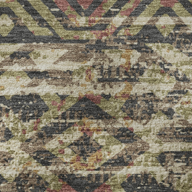 Tapis marocain de qualité supérieure lavable à la machine Ansley, Rectangle 2 pi 6 po x 3 pi 10 po