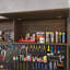 Armoire de garage avec établi réglable