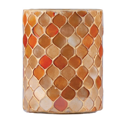Porte-votive rond en mosaïque de verre