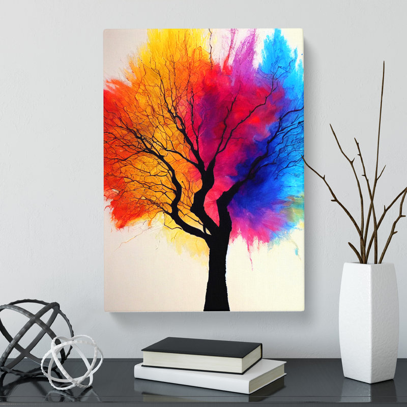 Tree Colours Vol.5 - Wrapped Canvas, 50cm H x 35cm W x 3cm D