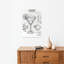 Daiquiri Cocktail Brevet Classic, impression murale rétro-130372776-130372781