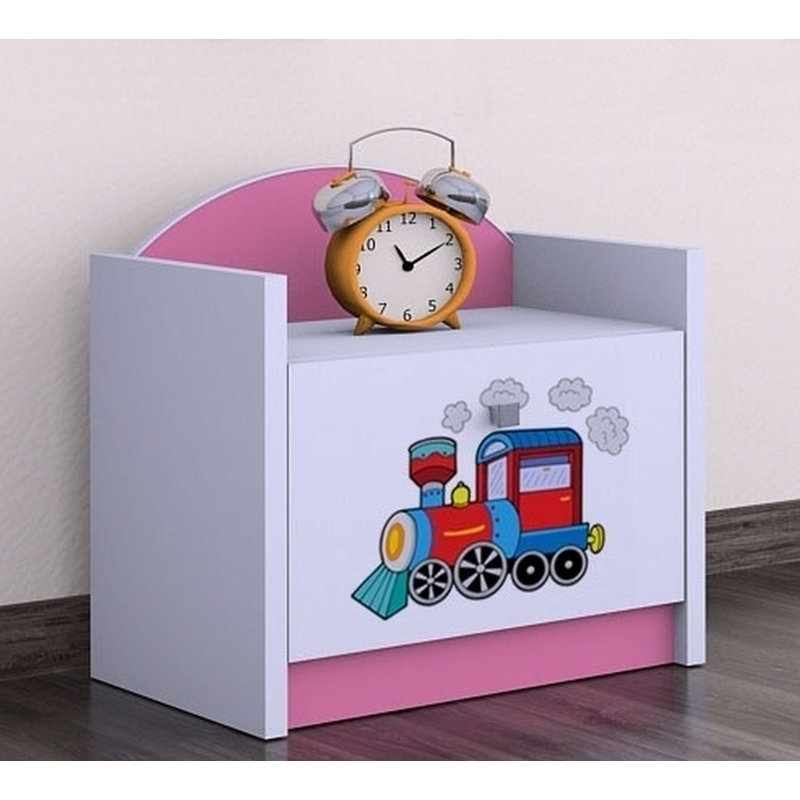 Payton Nightstand, Pink