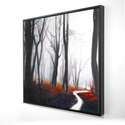 " Mysterious Forest With Stream "