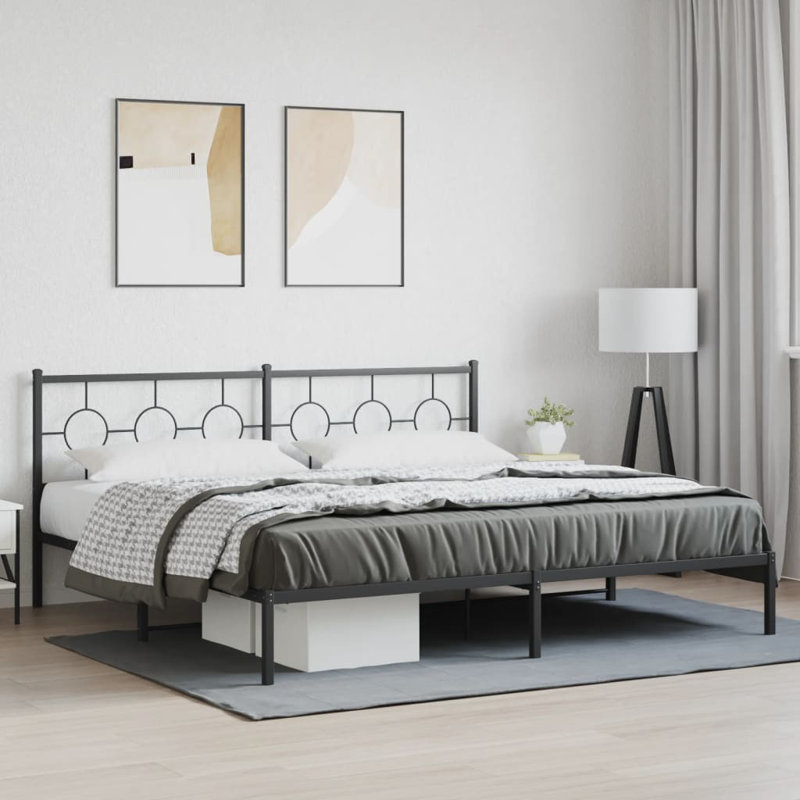 Bed, King, Black